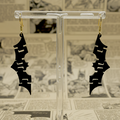 Batarang Earrings, 3D‑Printed Music Festival Jewelry
