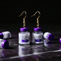 Cosmetic Bottle Earrings, 3D-Printed Rave Festival Accessories